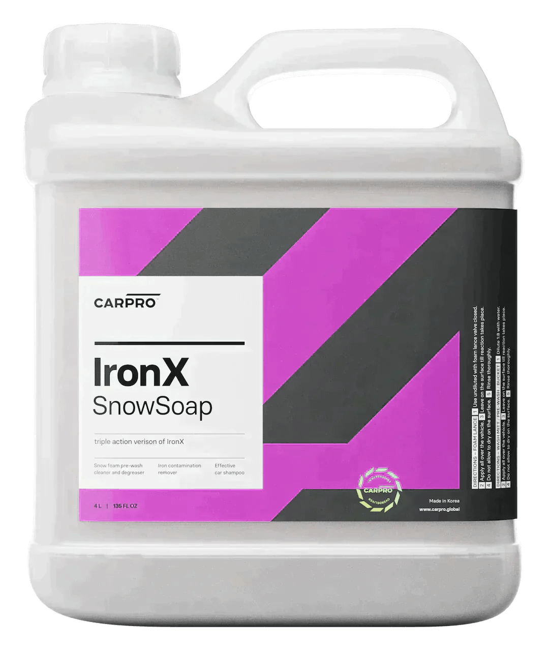 CarPro IronX Snow Soap - The Spray Source - Carpro