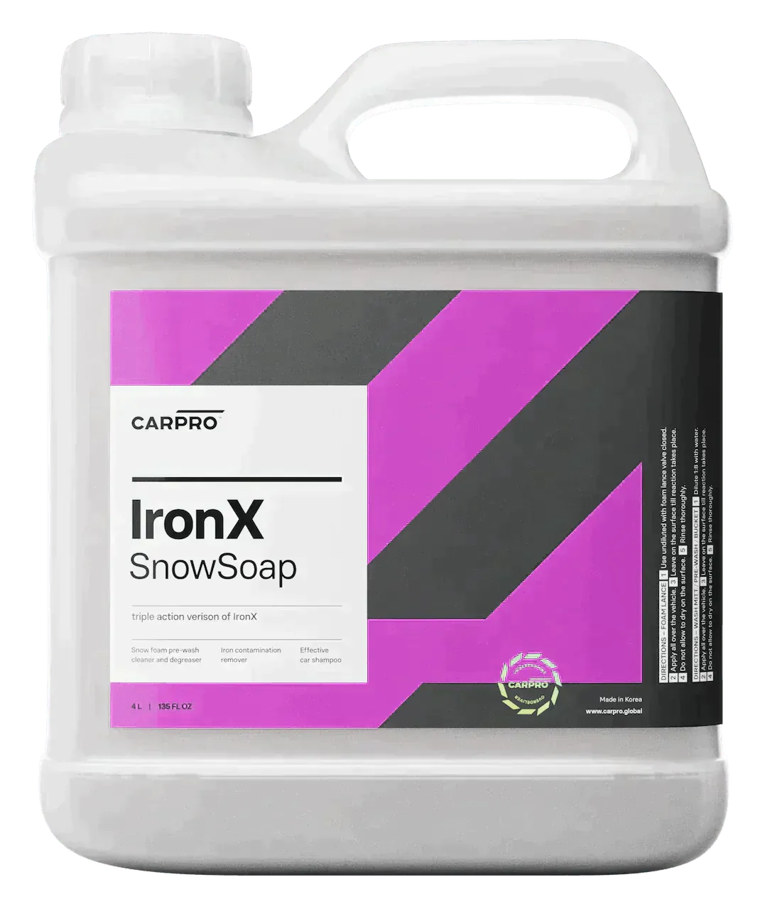 CarPro IronX Snow Soap - The Spray Source - Carpro