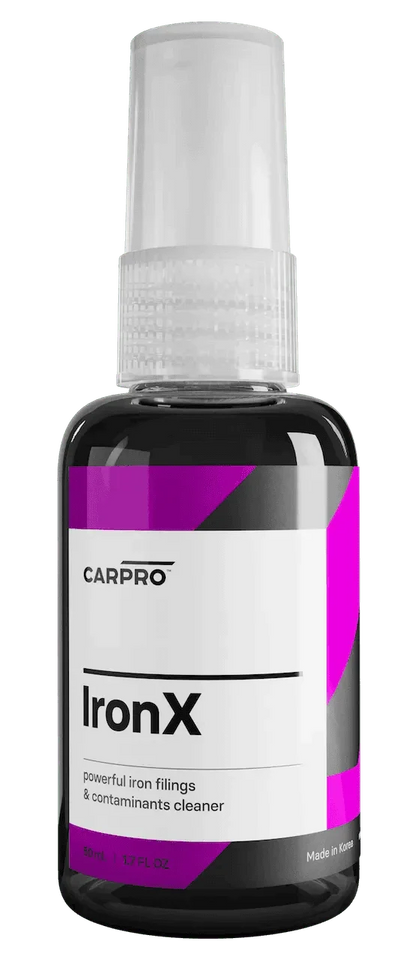 CarPro IronX powerful iron filings and contaminants cleaner spray bottle 50ml