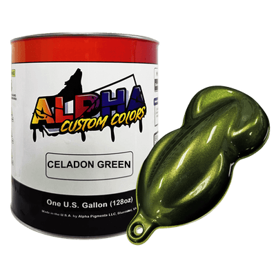 Alpha Pigments Celadon Green Paint Basecoat - The Spray Source - The Spray Source Affordable Auto Paint Supplies