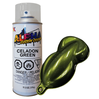 Celadon Green Spray Can Midcoat - The Spray Source - Alpha Pigments