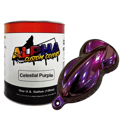 Alpha Pigments Celestial Purple Paint Basecoat - The Spray Source - The Spray Source Affordable Auto Paint Supplies