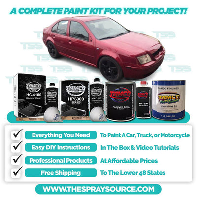 Cherry Bomb 2.0 Medium Car kit (White Ground Coat) - The Spray Source - Tamco Paint