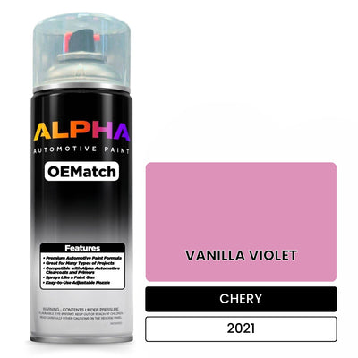 CHERY VANILLA VIOLET 2021 | OEMatch Automotive Spraycan