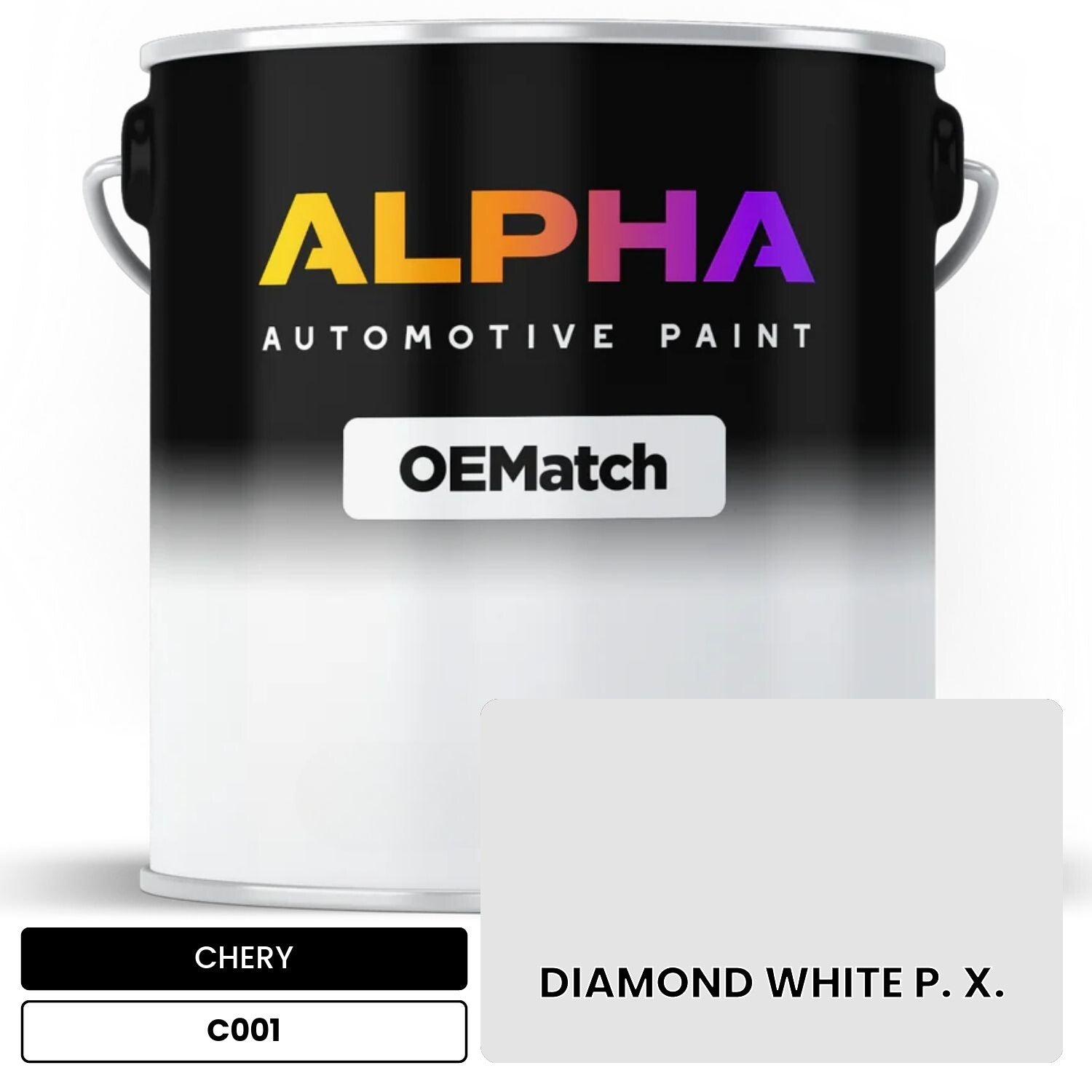 CHERY DIAMOND WHITE P. X. C001 OEMatch Basecoat