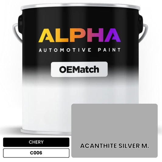 CHERY ACANTHITE SILVER M. C006 OEMatch Basecoat