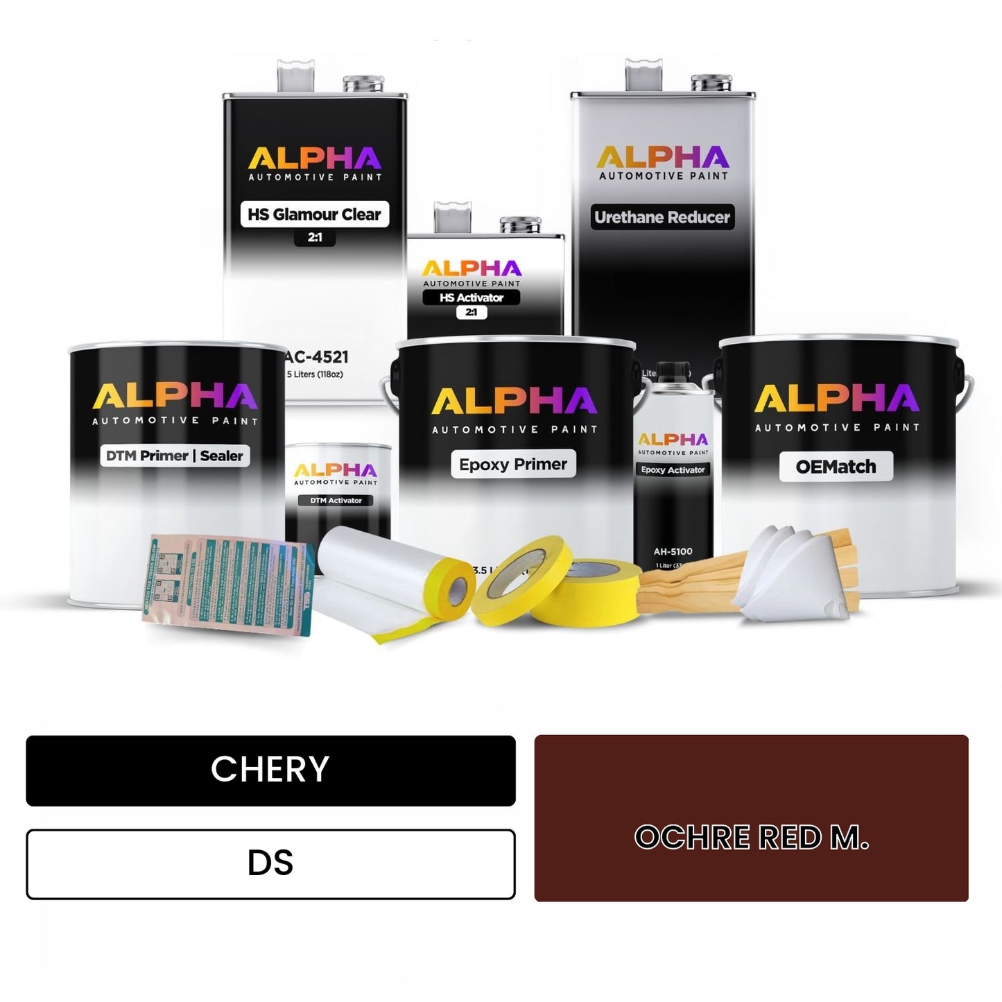 CHERY OCHRE RED M. DS OEMatch Vehicle Paint Kit