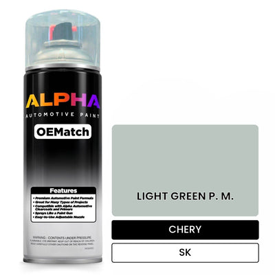 CHERY LIGHT GREEN P. M. SK | OEMatch Automotive Spraycan