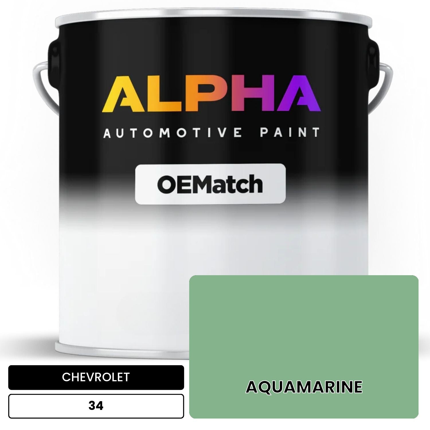 CHEVROLET AQUAMARINE 34 OEMatch Basecoat