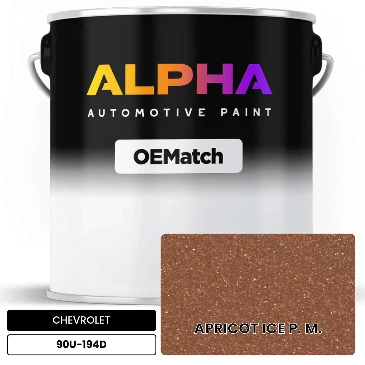 CHEVROLET APRICOT ICE P. M. 90U-194D OEMatch Basecoat