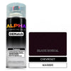 CHEVROLET BLACK ROSE M. WA9885 | OEMatch Automotive Spraycan