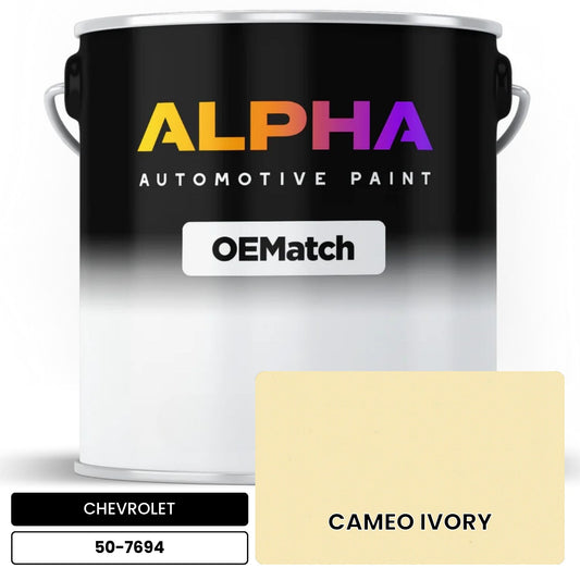 CHEVROLET CAMEO IVORY 50-7694 OEMatch Basecoat