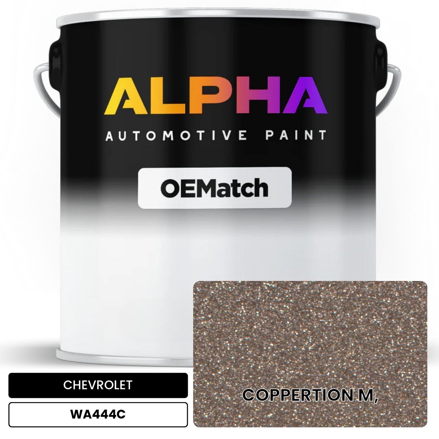 CHEVROLET COPPERTION M, WA444C OEMatch Basecoat