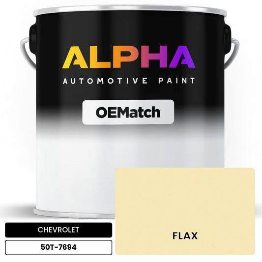 CHEVROLET FLAX 50T-7694 OEMatch Basecoat