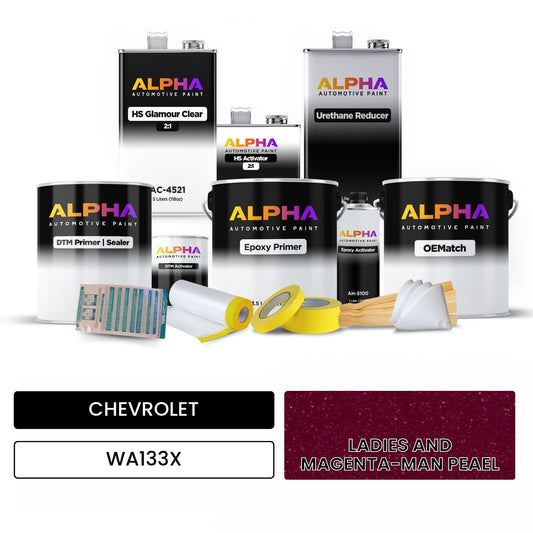 CHEVROLET LADIES AND MAGENTA-MAN PEAEL WA133X OEMatch Vehicle Paint Kit