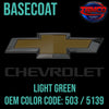 Chevrolet Light Green | 503 / 5139 | 1968-1969 | OEM Basecoat - The Spray Source - Tamco Paint Manufacturing