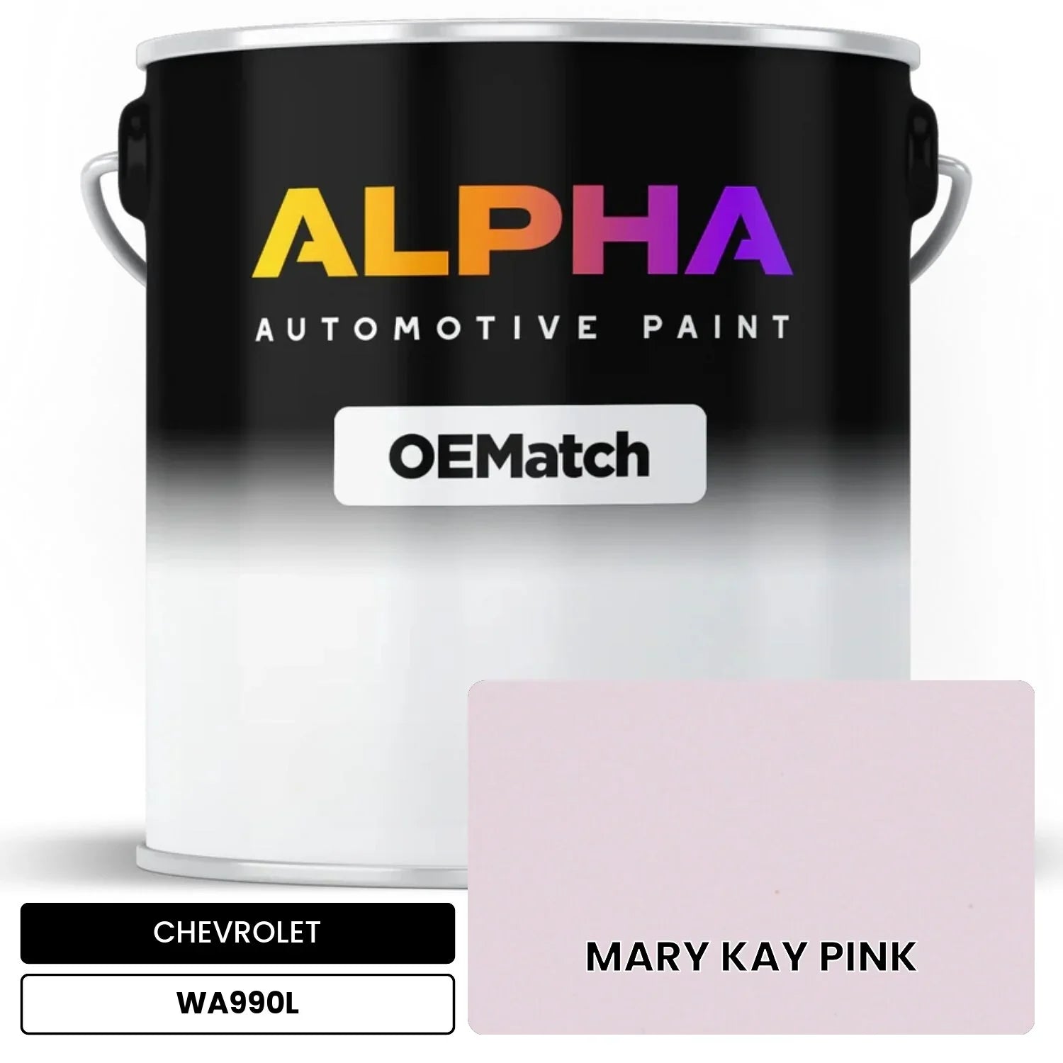 CHEVROLET MARY KAY PINK WA990L OEMatch Basecoat