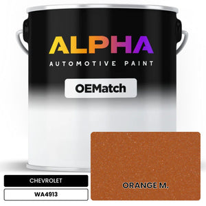 CHEVROLET ORANGE M. WA4913 | OEMatch Automotive Basecoat