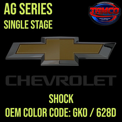 Chevrolet Shock | GKO / 628D | 2019-2021 | OEM AG Series Single Stage - The Spray Source - Tamco Paint Manufacturing