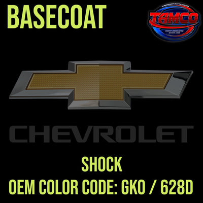 Chevrolet Shock | GKO / 628D | 2019-2021 | OEM Basecoat - The Spray Source - Tamco Paint Manufacturing