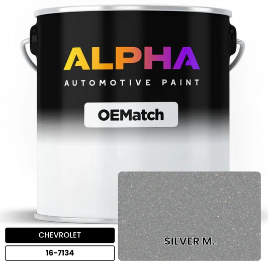 CHEVROLET SILVER M. 16-7134 OEMatch Basecoat