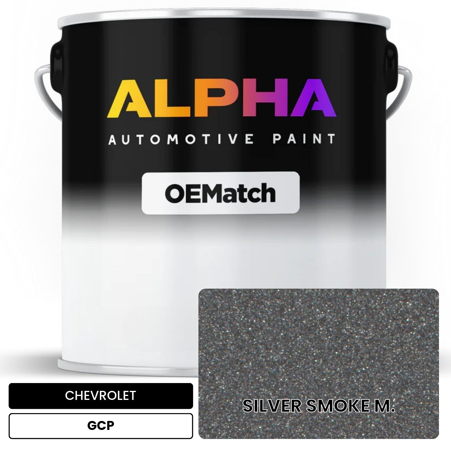 CHEVROLET SILVER SMOKE M. GCP OEMatch Basecoat