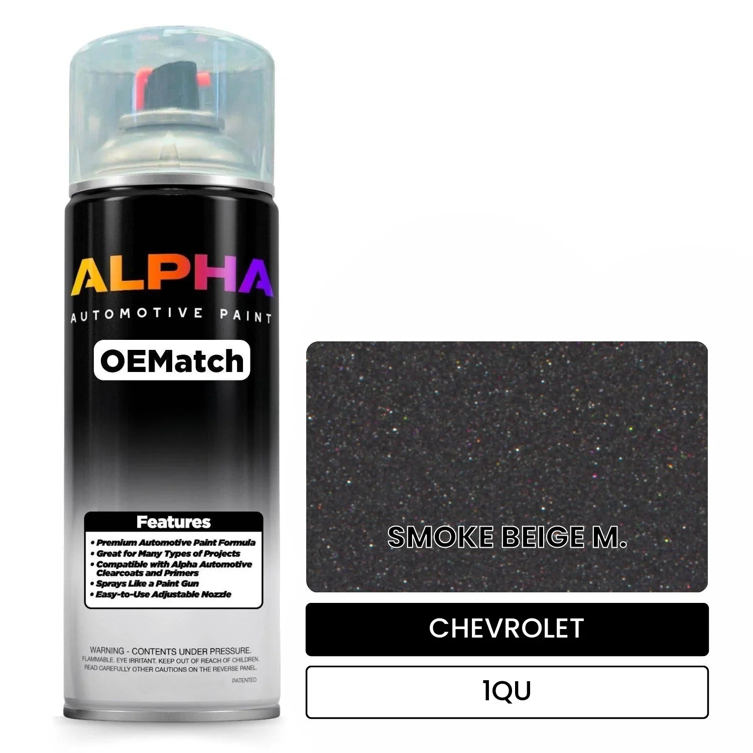 CHEVROLET SMOKE BEIGE M. 1QU OEMatch Spraycan