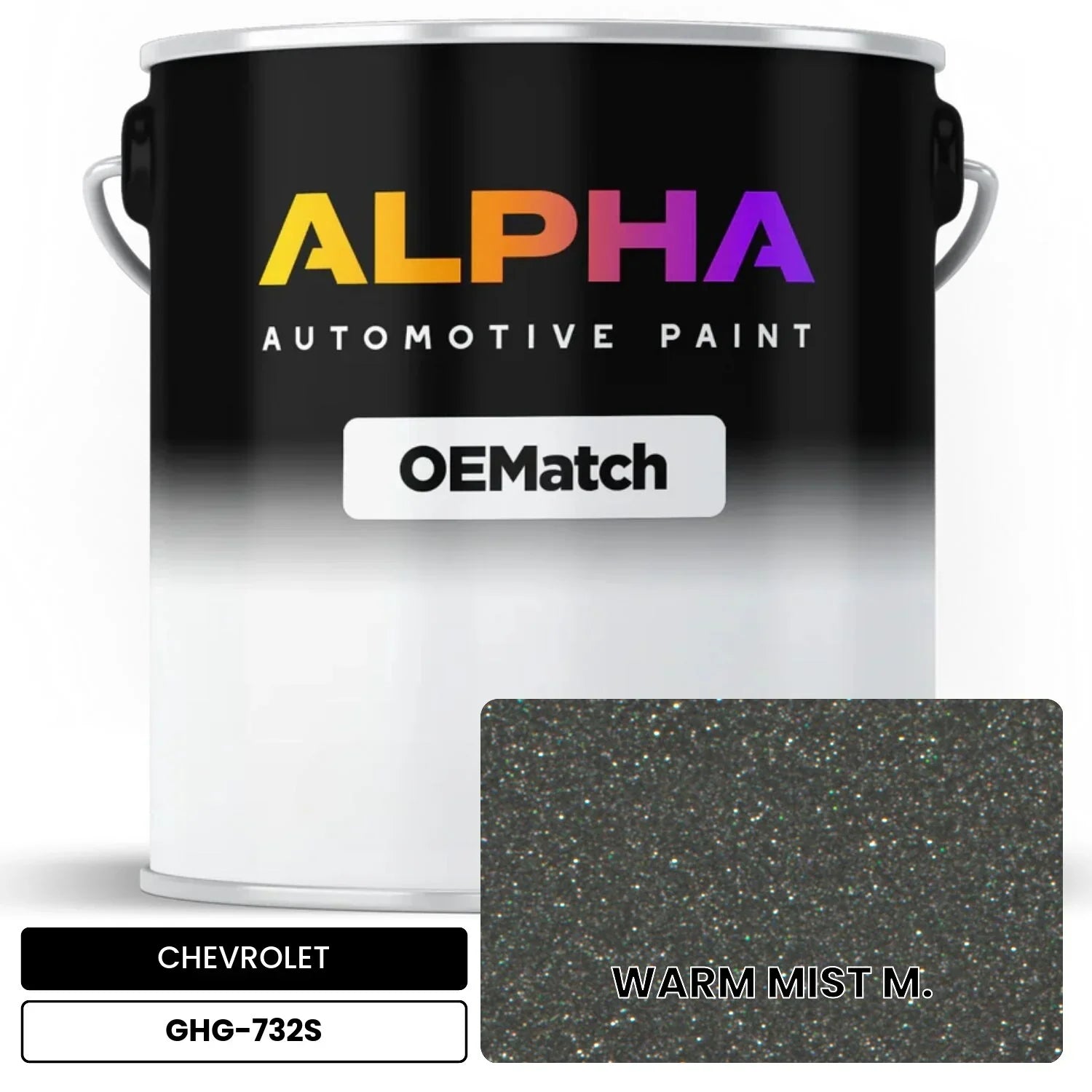 CHEVROLET WARM MIST M. GHG-732S OEMatch Basecoat