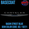 Chrysler Basin Street Blue | B3 / 8221 | 1972-1983 | OEM Basecoat - The Spray Source - Tamco Paint Manufacturing