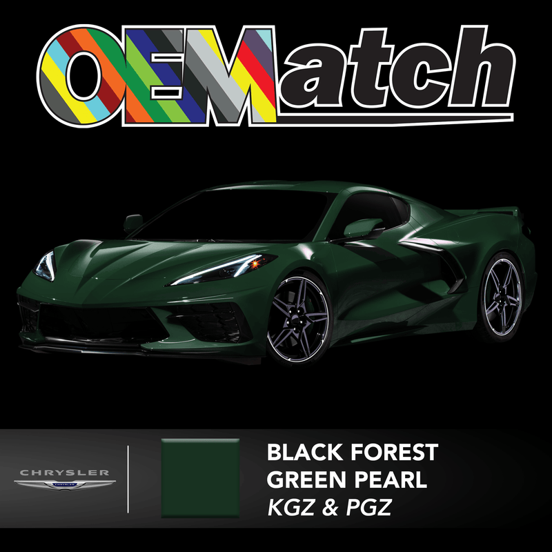 Chrysler Black Forest Green Pearl | OEM Drop-In Pigment - The Spray Source - Alpha Pigments