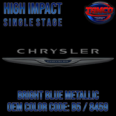 Chrysler Bright Blue Metallic | B5 / 8459 | 1969-1970 | OEM High Impact Single Stage - The Spray Source - Tamco Paint Manufacturing