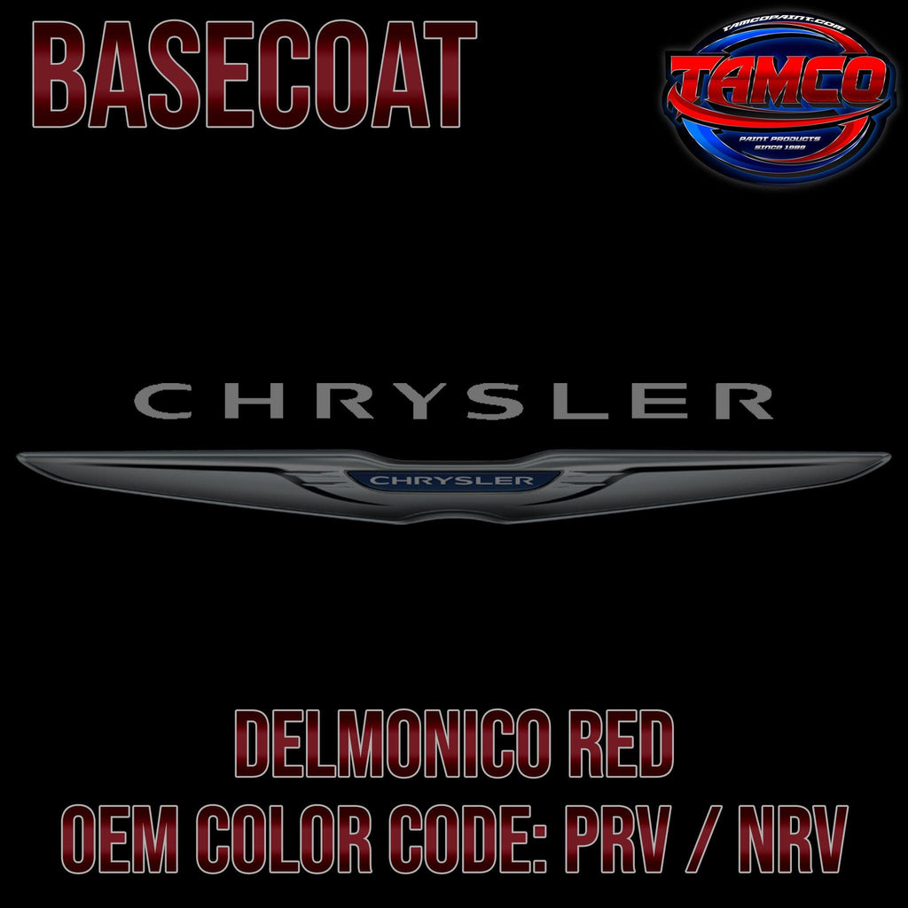 Chrysler Delmonico Red | PRV / NRV | 2015-2022 | OEM Tri-Stage Basecoat - The Spray Source - Tamco Paint Manufacturing