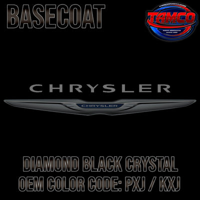 Chrysler Diamond Black Crystal | PXJ / KXJ | 2017-2022 | OEM Basecoat - The Spray Source - Tamco Paint Manufacturing