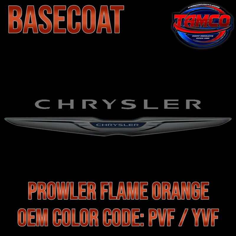 Chrysler Prowler Flame Orange | PVF / YVF | 2001-2002 | OEM Basecoat - The Spray Source - Tamco Paint Manufacturing