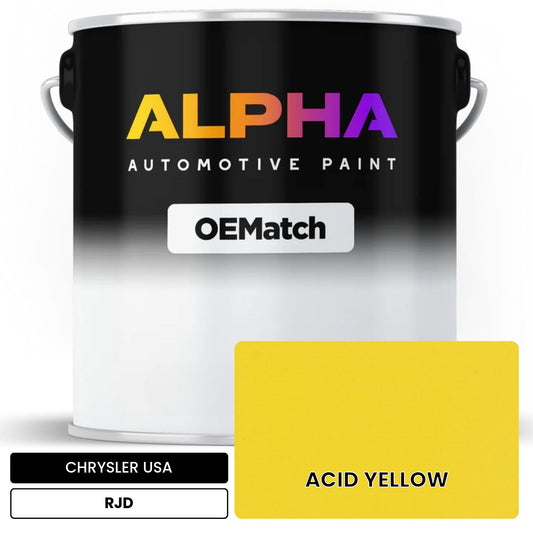 CHRYSLER USA ACID YELLOW RJD OEMatch Basecoat