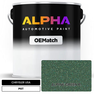 CHRYSLER USA ALPINE GREEN P. PGT | OEMatch Automotive Basecoat