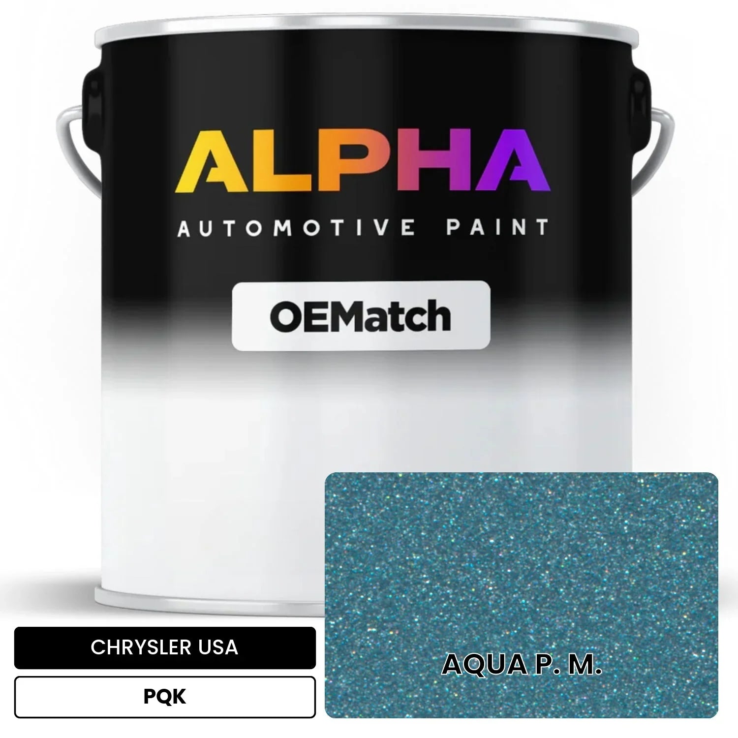 CHRYSLER USA AQUA P. M. PQK OEMatch Basecoat
