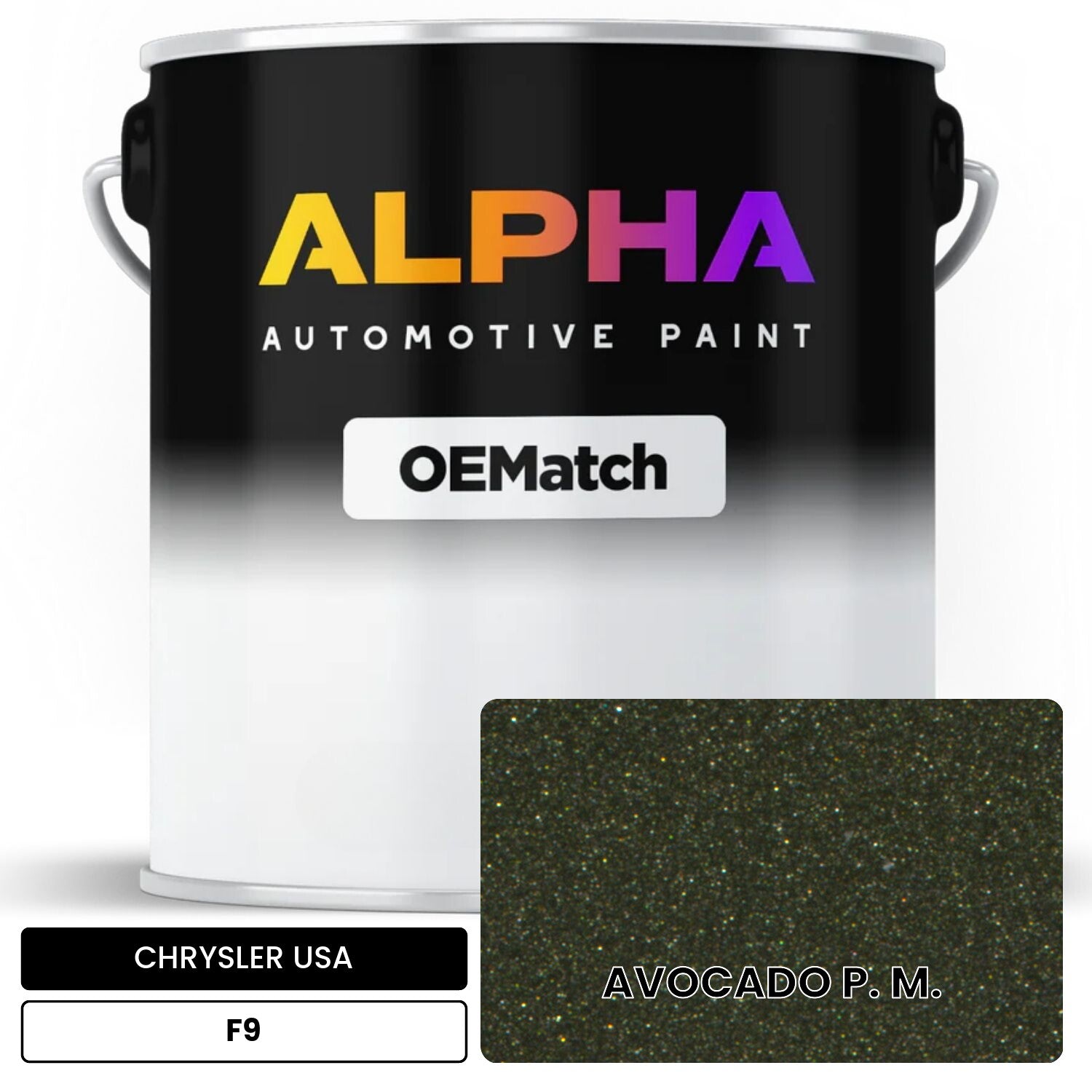 CHRYSLER USA AVOCADO P. M. F9 OEMatch Basecoat