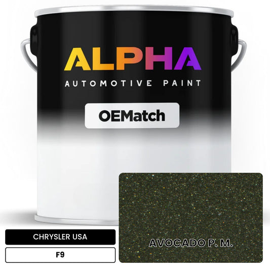 CHRYSLER USA AVOCADO P. M. F9 OEMatch Basecoat