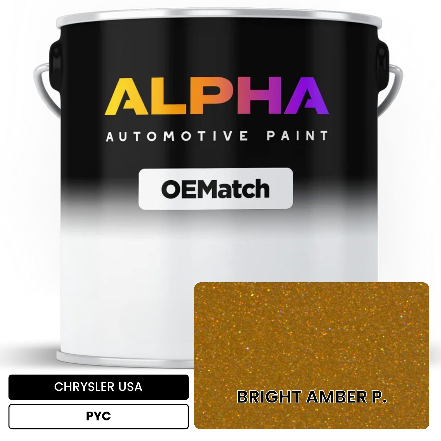 CHRYSLER USA BRIGHT AMBER P. PYC OEMatch Basecoat