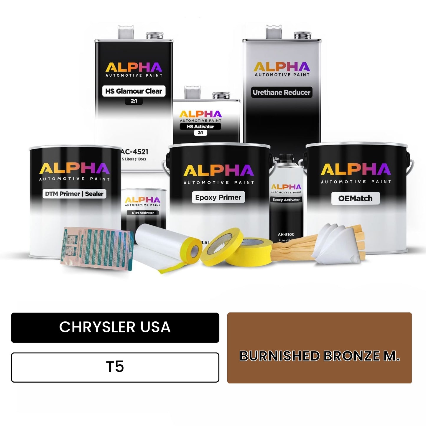 CHRYSLER USA  T5 OEMatch Car Kit
