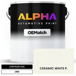 CHRYSLER USA CERAMIC WHITE P. LW2 | OEMatch Automotive Basecoat