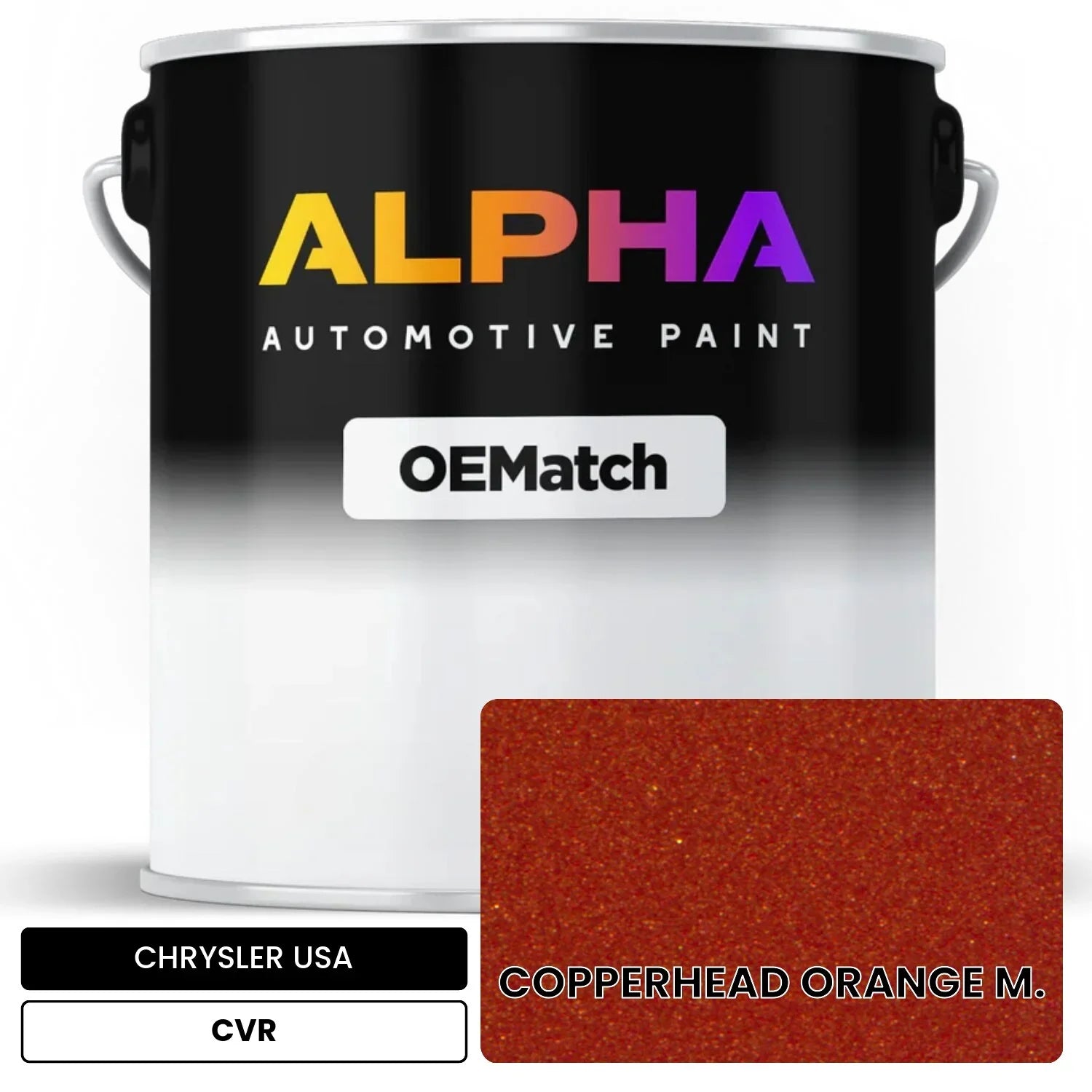 CHRYSLER USA COPPERHEAD ORANGE M. CVR OEMatch Basecoat