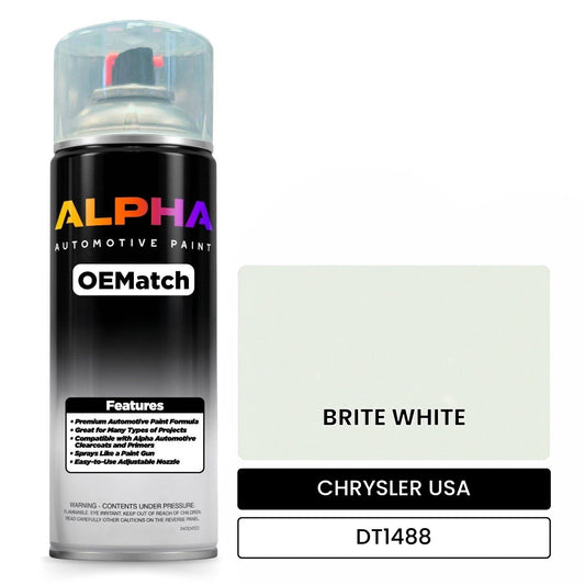 CHRYSLER USA BRITE WHITE DT1488 OEMatch Spraycan