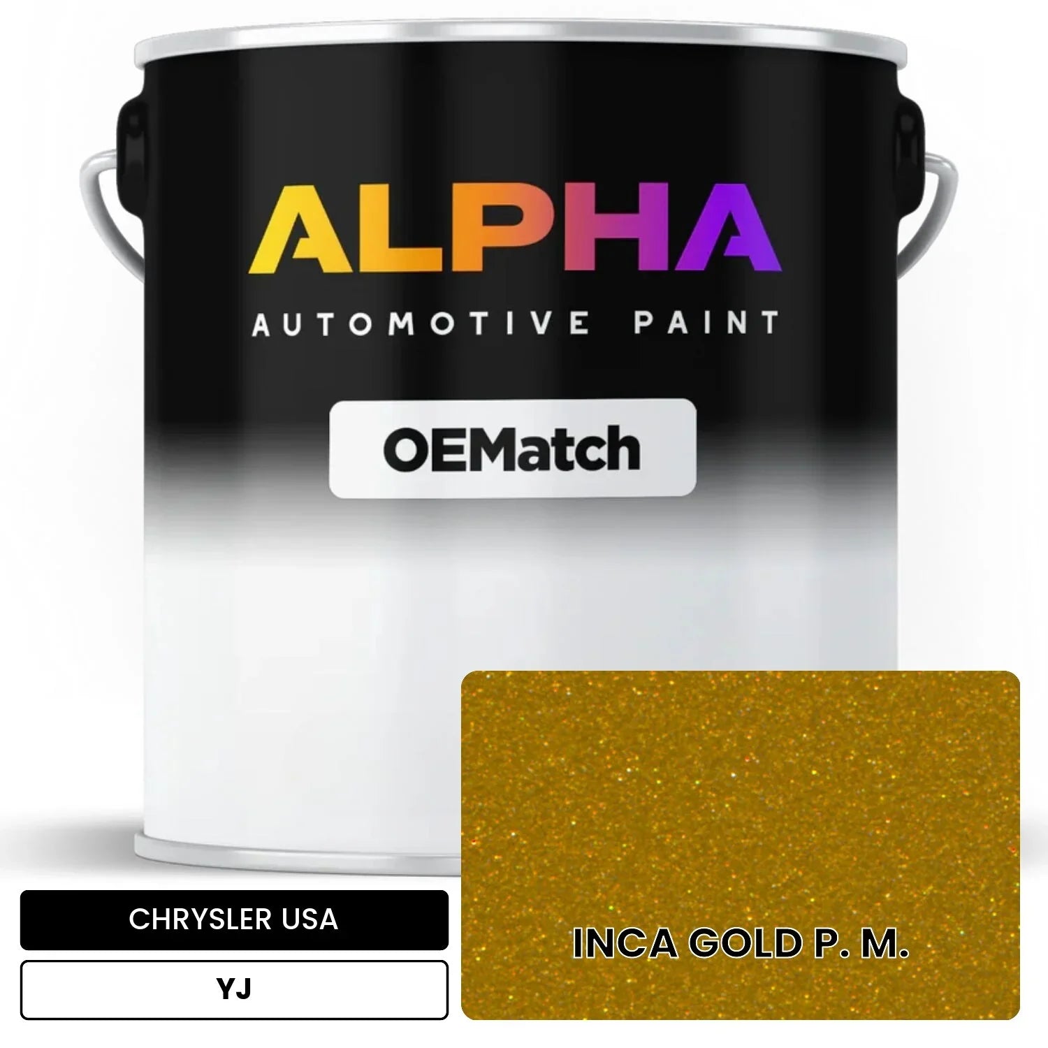 CHRYSLER USA INCA GOLD P. M. YJ OEMatch Basecoat
