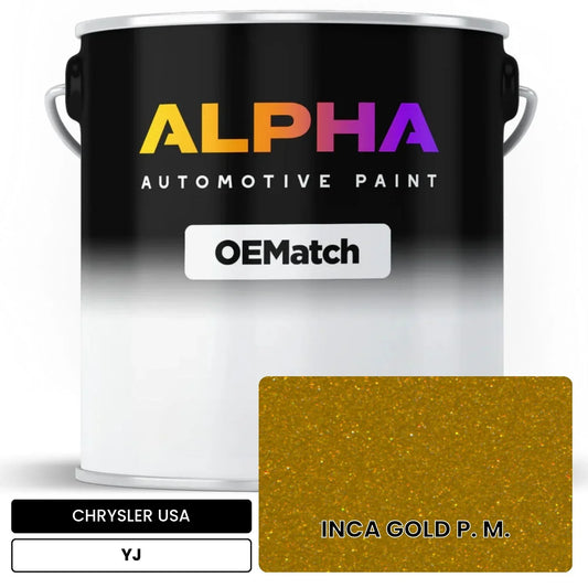 CHRYSLER USA INCA GOLD P. M. YJ OEMatch Basecoat