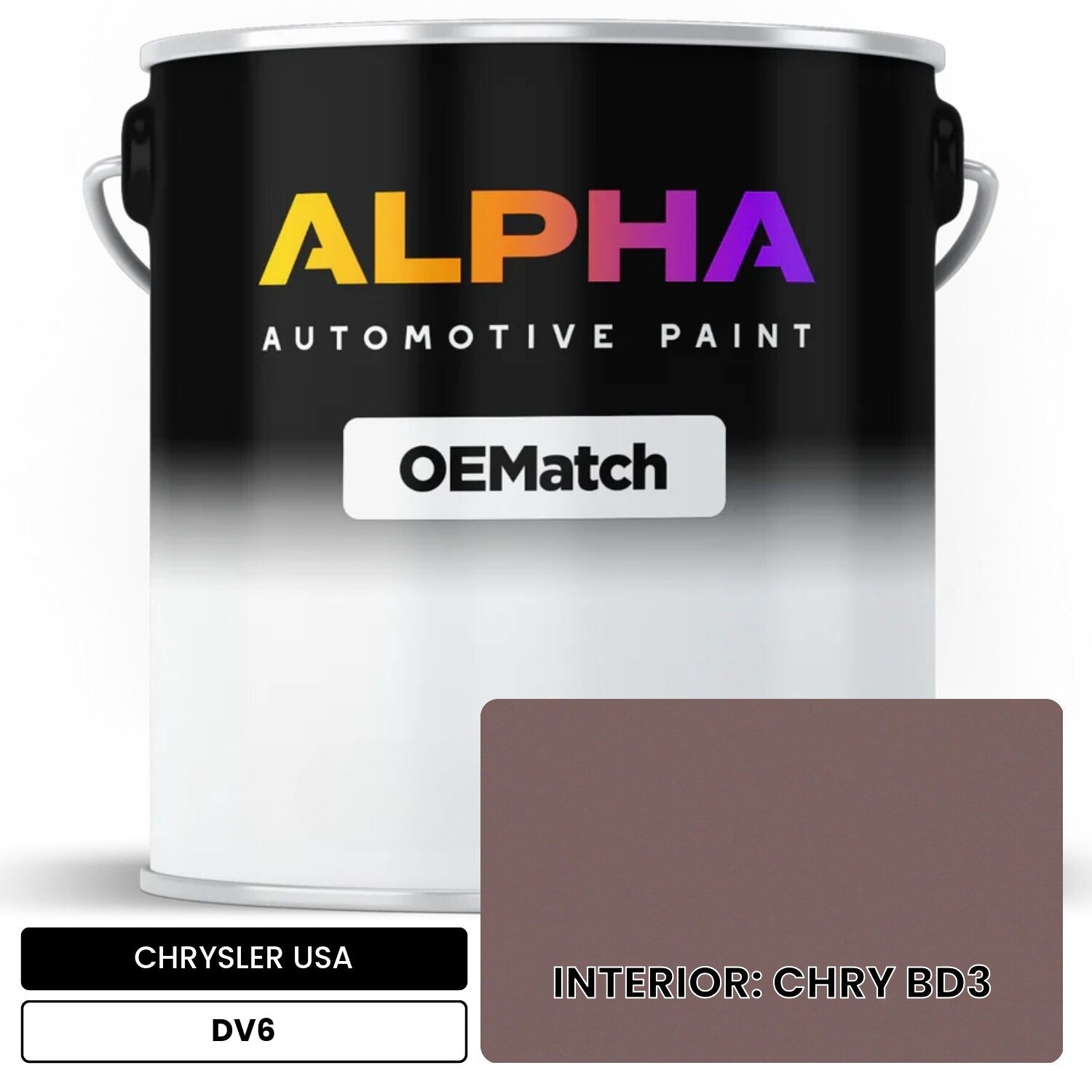 CHRYSLER USA INTERIOR: CHRY BD3 DV6 OEMatch Basecoat