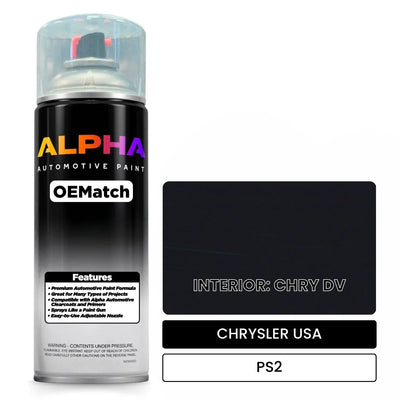 CHRYSLER USA INTERIOR: CHRY DV PS2 | OEMatch Automotive Spraycan