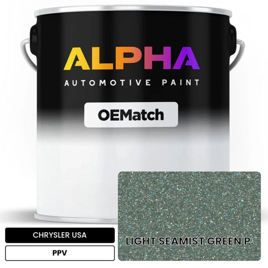 CHRYSLER USA LIGHT SEAMIST GREEN P. PPV OEMatch Basecoat