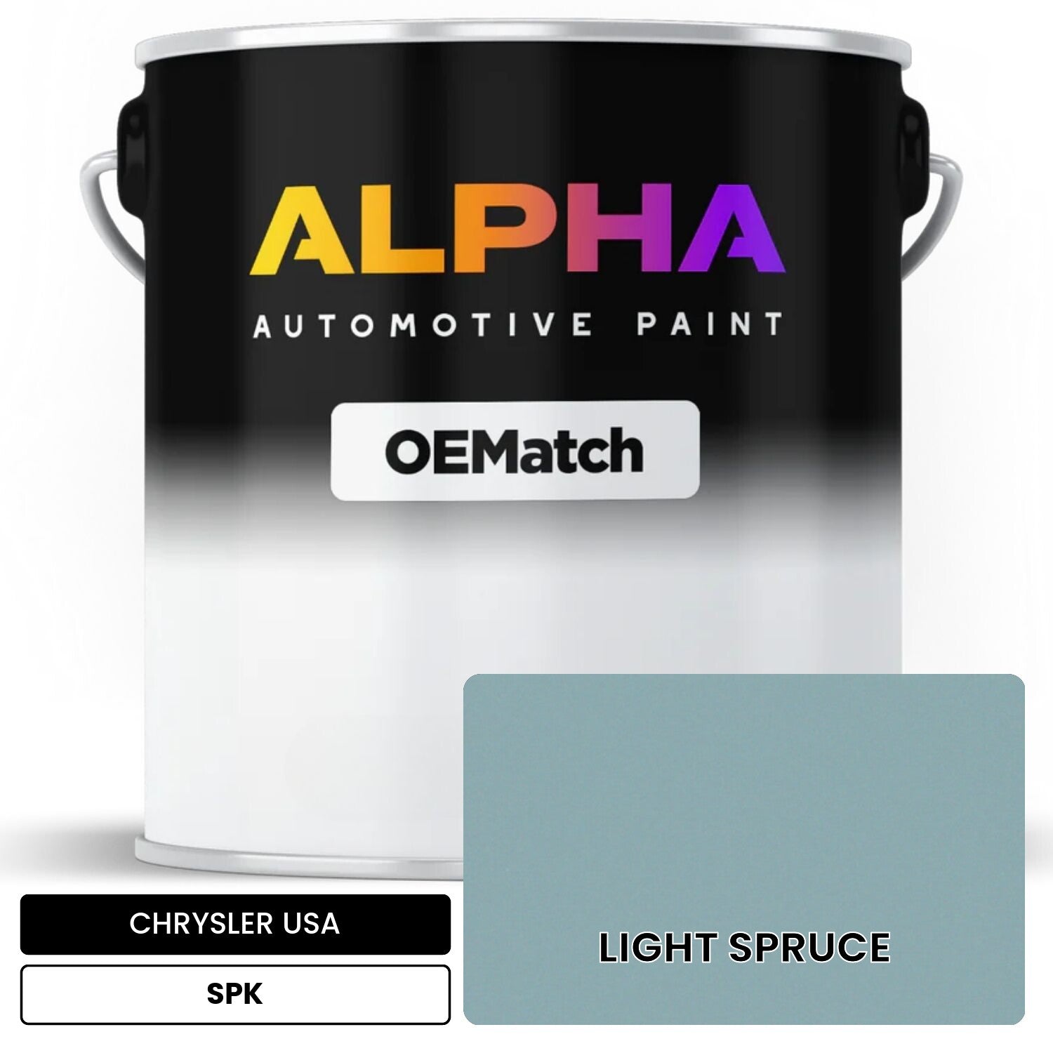 CHRYSLER USA LIGHT SPRUCE SPK OEMatch Basecoat